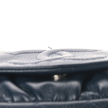 Chanel Caviar Half Moon Wallet On Chain WOC Navy 5 of 6