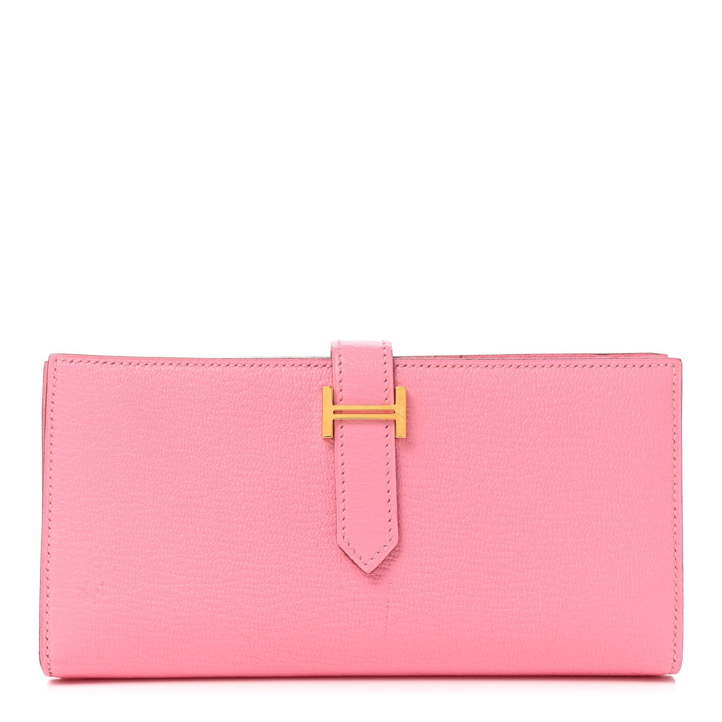 Chevre Mysore Bearn Gusset Wallet Rose Confetti