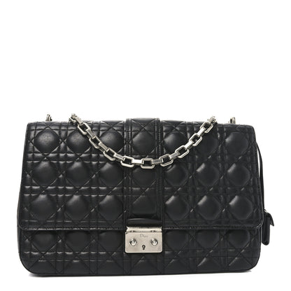 Christian Dior Lambskin Cannage Large Miss Dior Flap Black 1 of 9