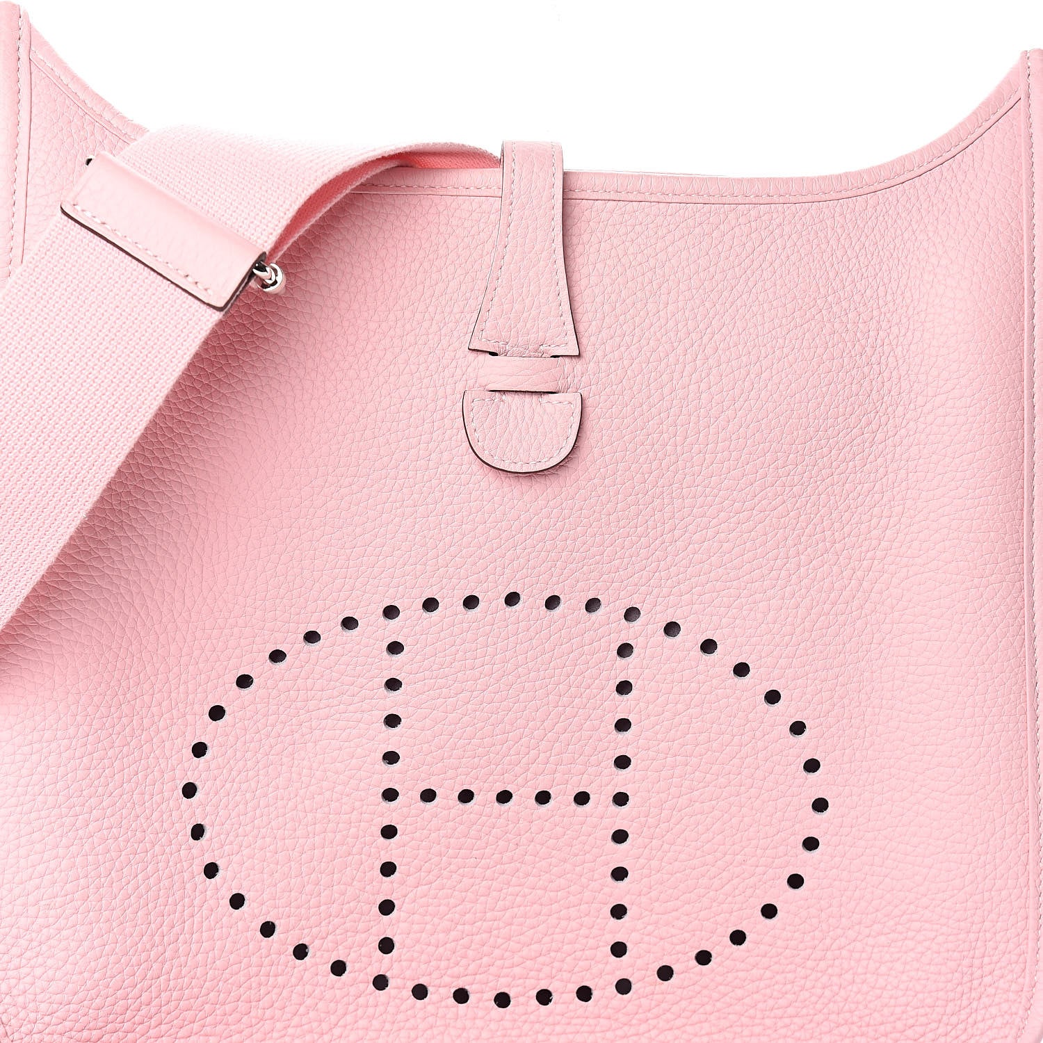 Hermes Taurillon Clemence Evelyne III PM Rose Sakura 7 of 9