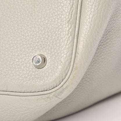 Hermes Taurillon Clemence Picotin 22 MM Gris Perle 10 of 11