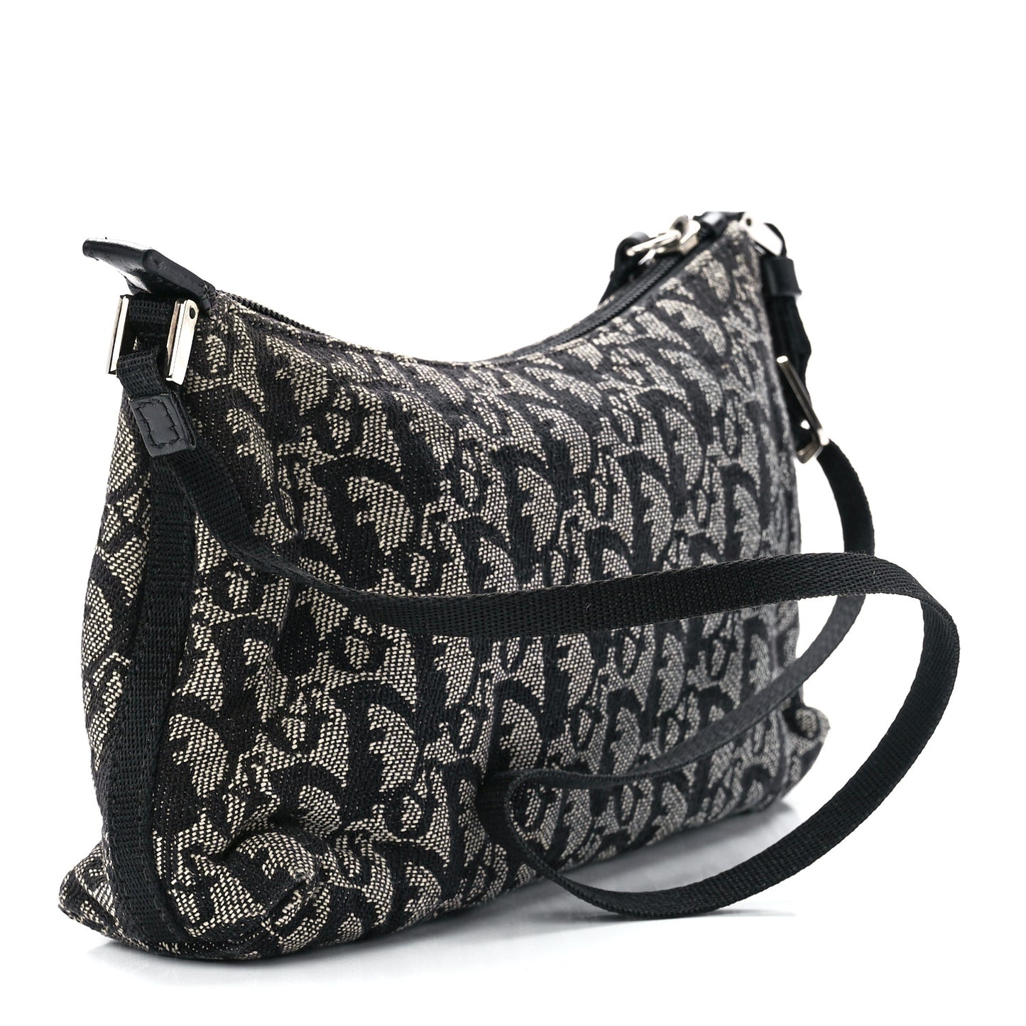 Monogram Shoulder Bag Pochette Black
