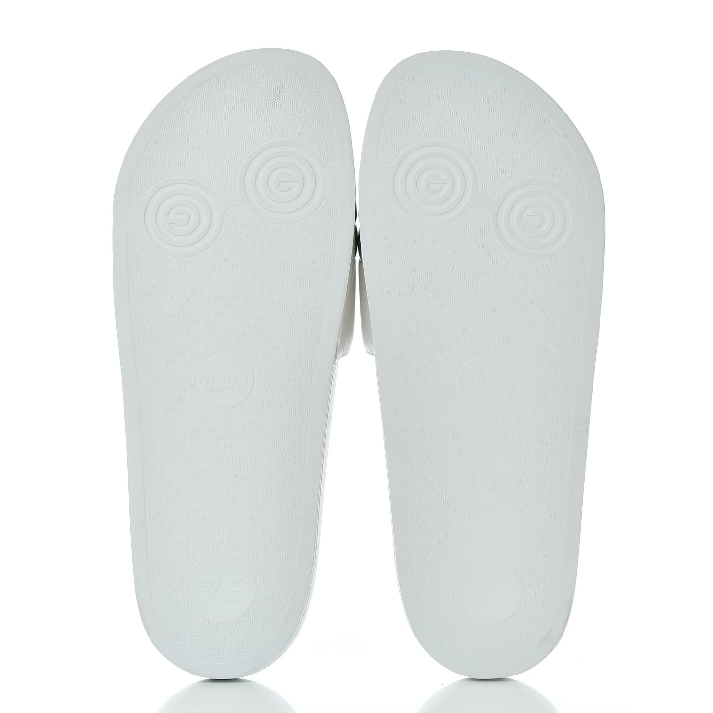 Nappa Original Gucci Mens Slide Sandals 11 Great White