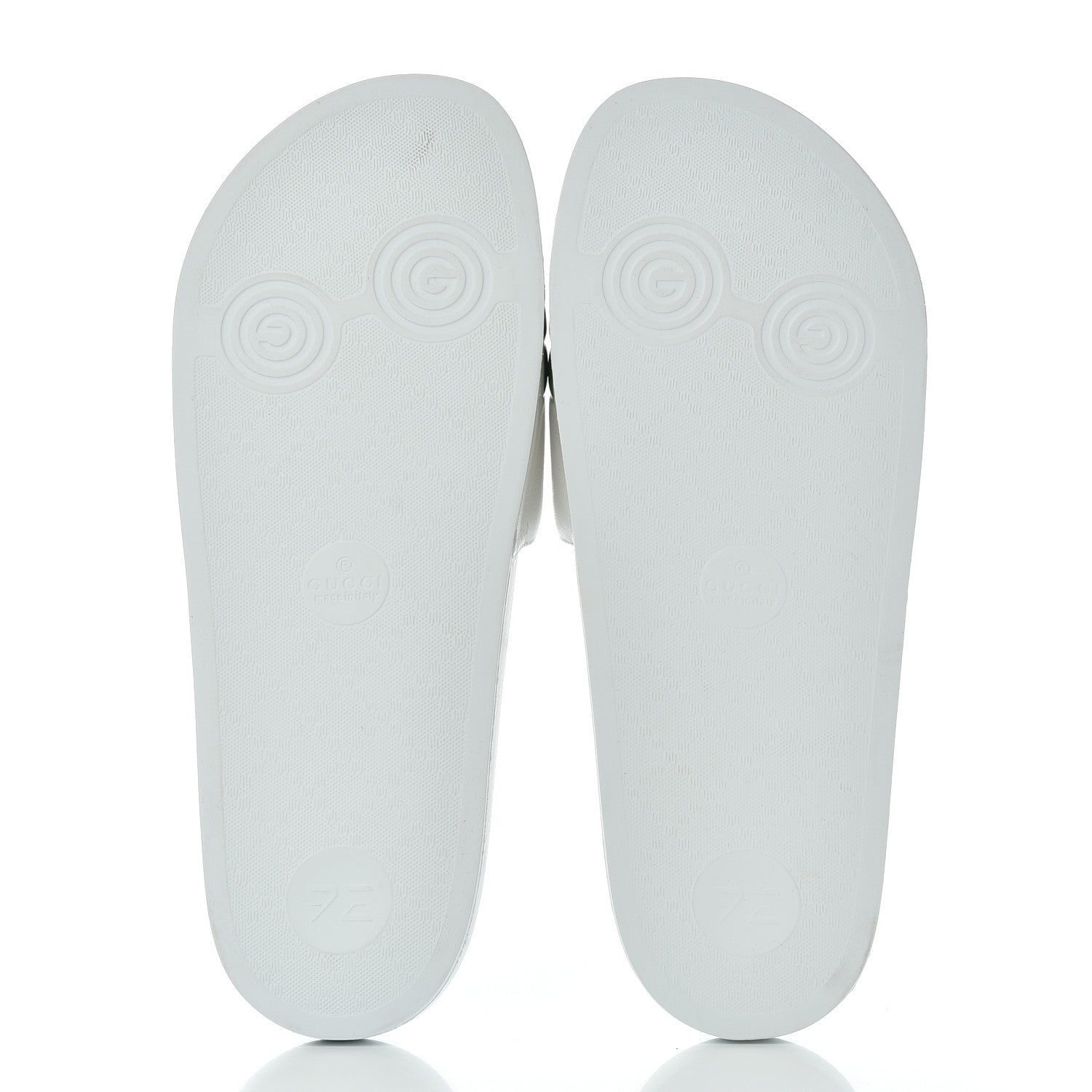 Gucci Nappa Original Gucci Mens Slide Sandals 11 Great White 5 of 8