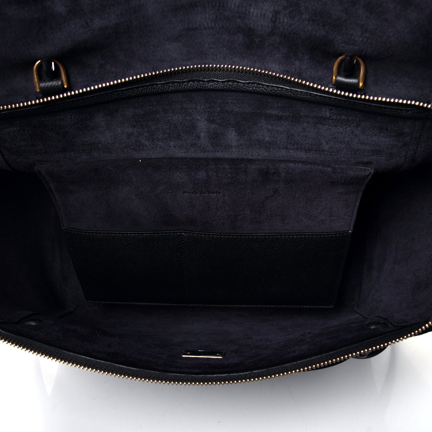 Grained Calfskin Small Belt Bag Black