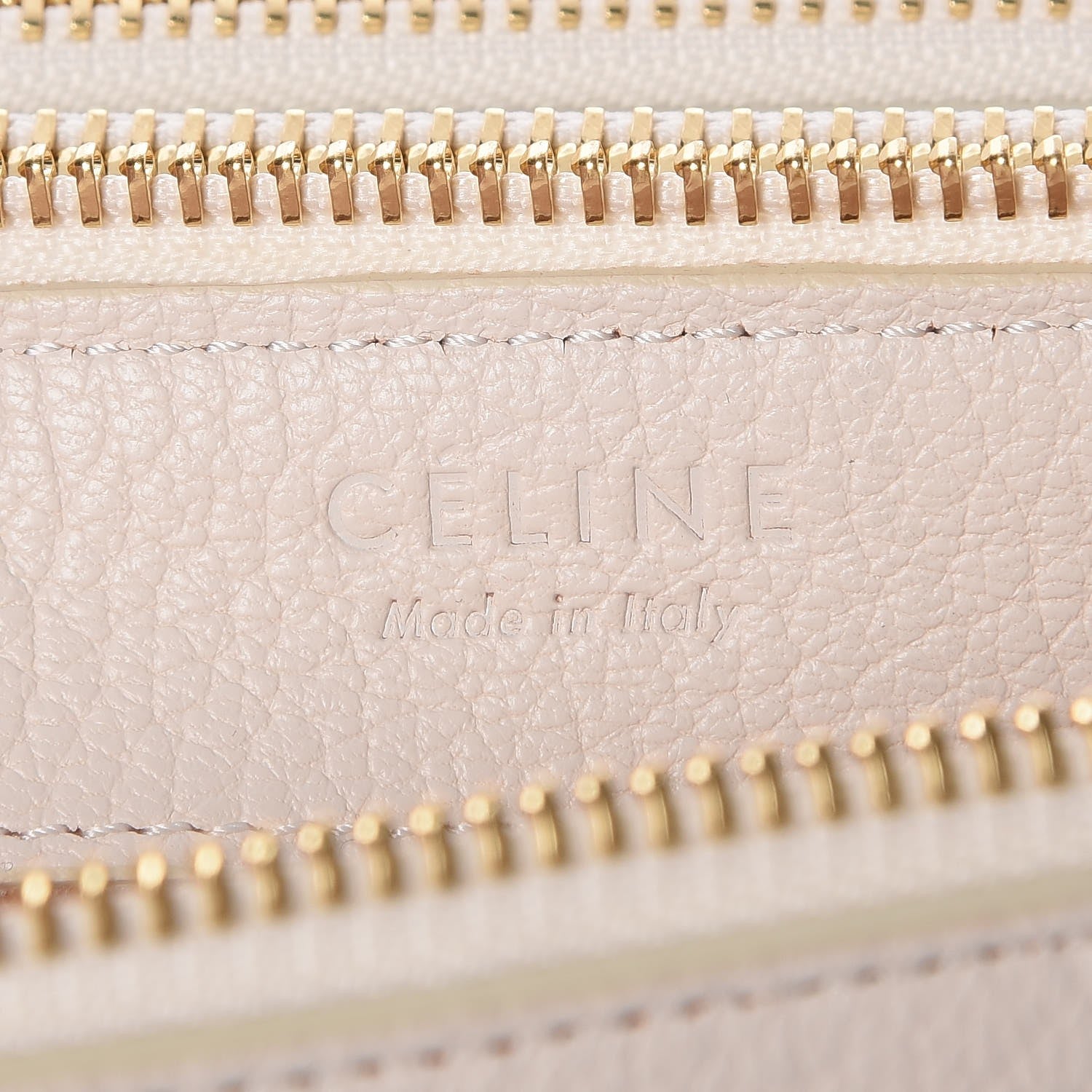 Celine Goatskin Large Trio Crossbody Bag White 8 of 10