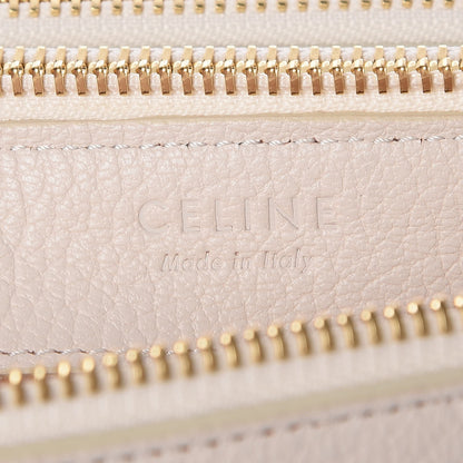 Celine Goatskin Large Trio Crossbody Bag White 8 of 10