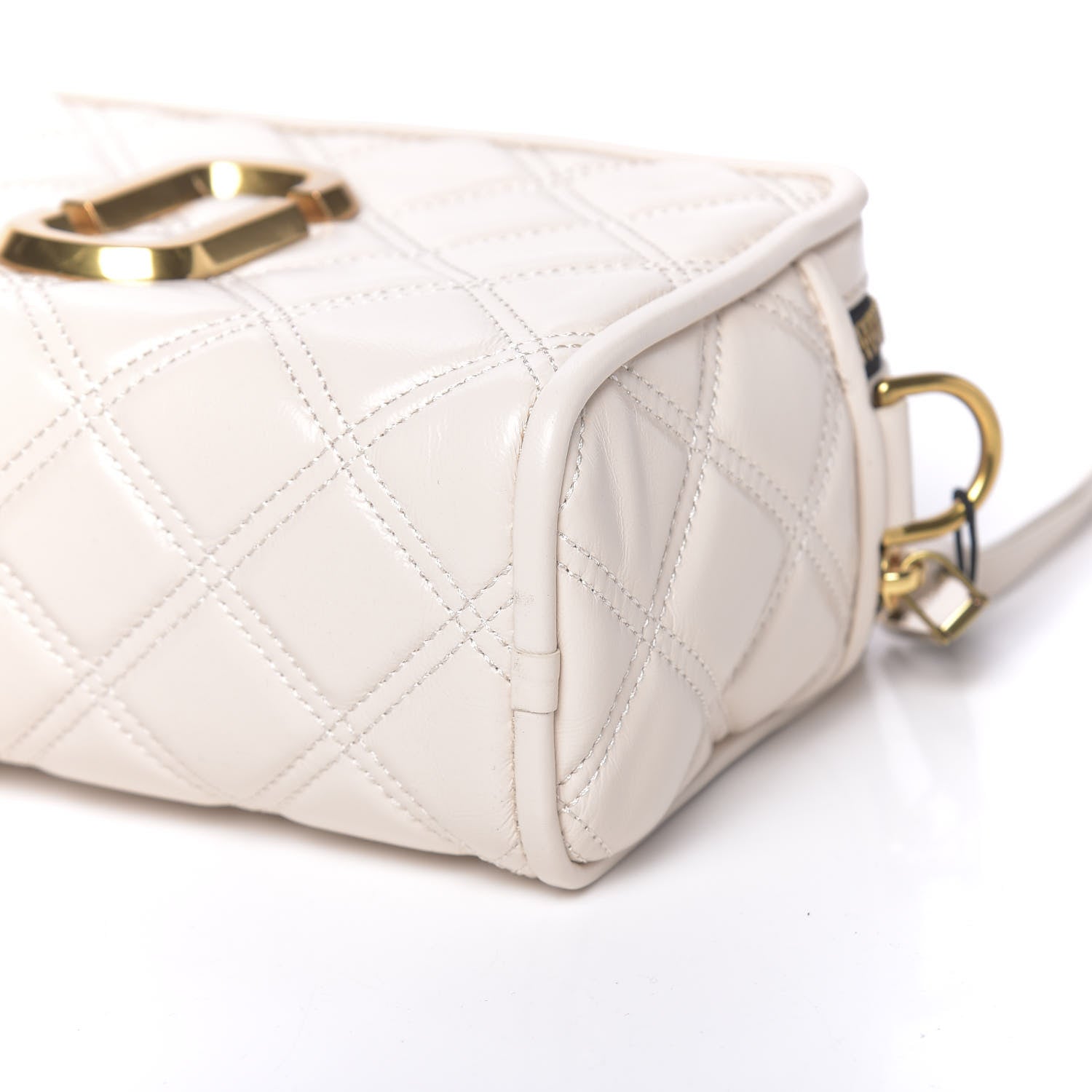 Marc Jacobs Calfskin Quilted The Softshot 21 Bag Ivory 10 of 11