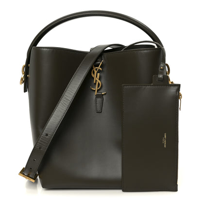 Saint Laurent Shiny Calfskin Le 37 Bucket Bag Deep Musk 3 of 14