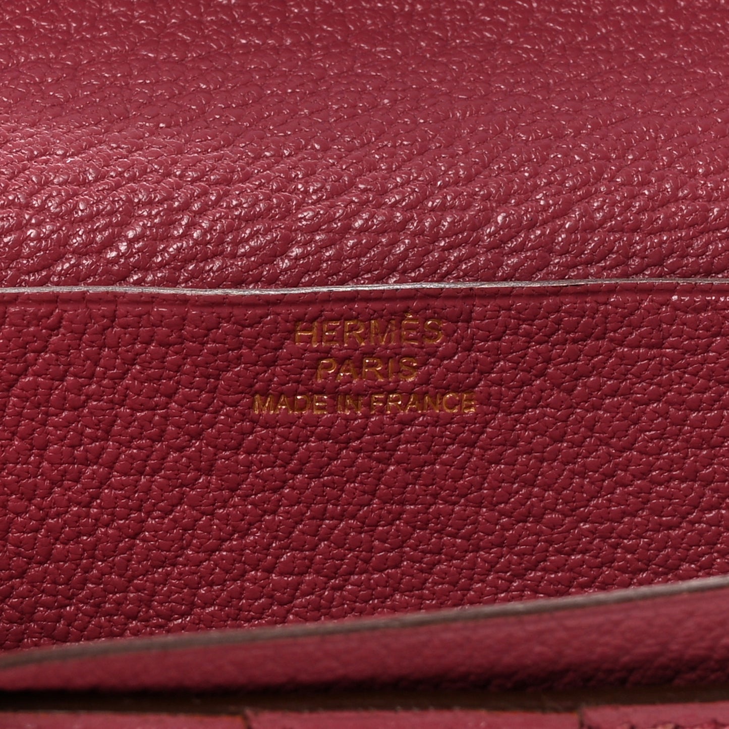Chèvre Mysore Bearn Gusset Wallet Bois de Rose