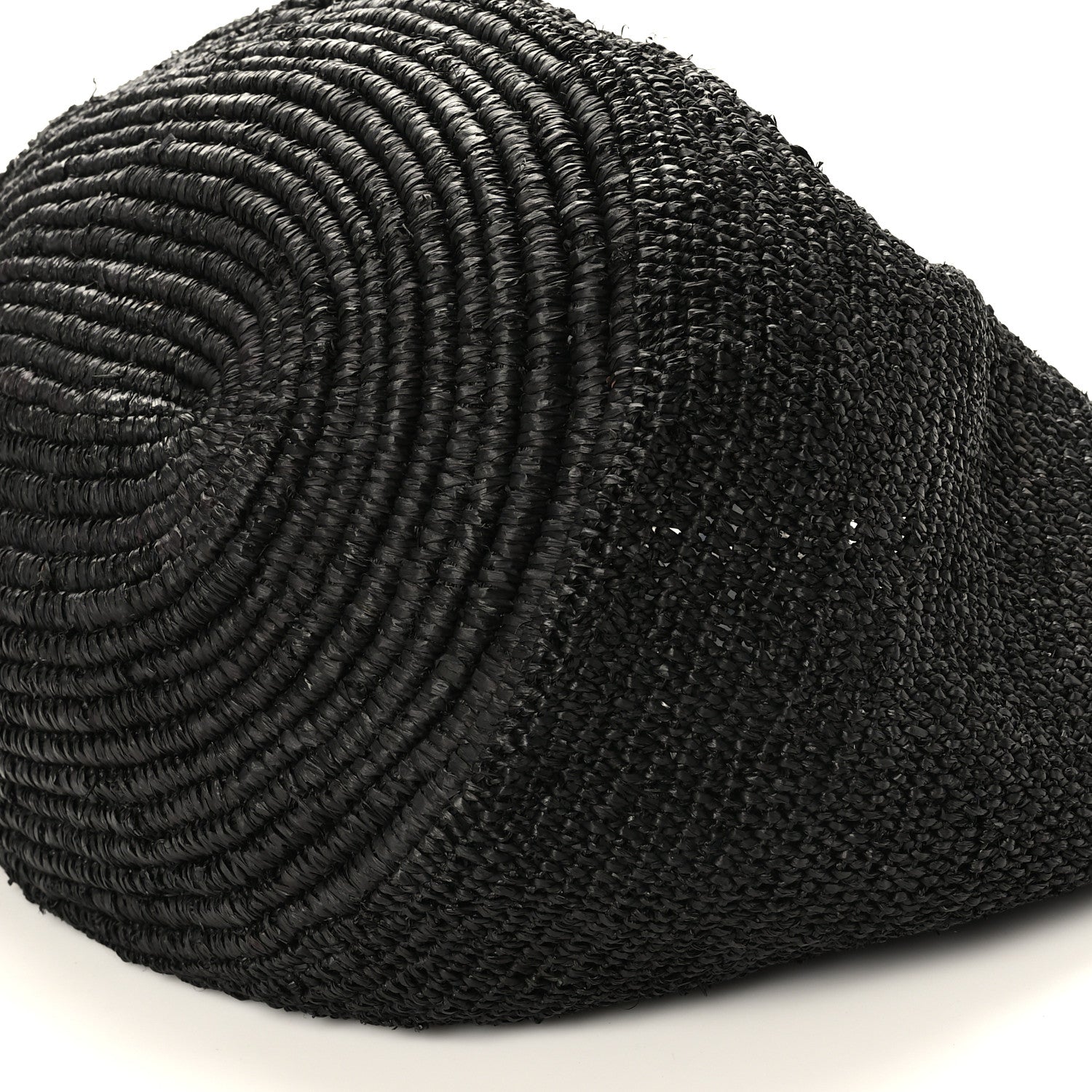 The Row THE ROW Raffia Oregon Bag Black 8 of 8