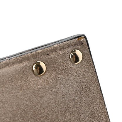 Valentino Garavani Grained Calfskin Small Rockstud Flap Crossbody Bag Poudre 11 of 12