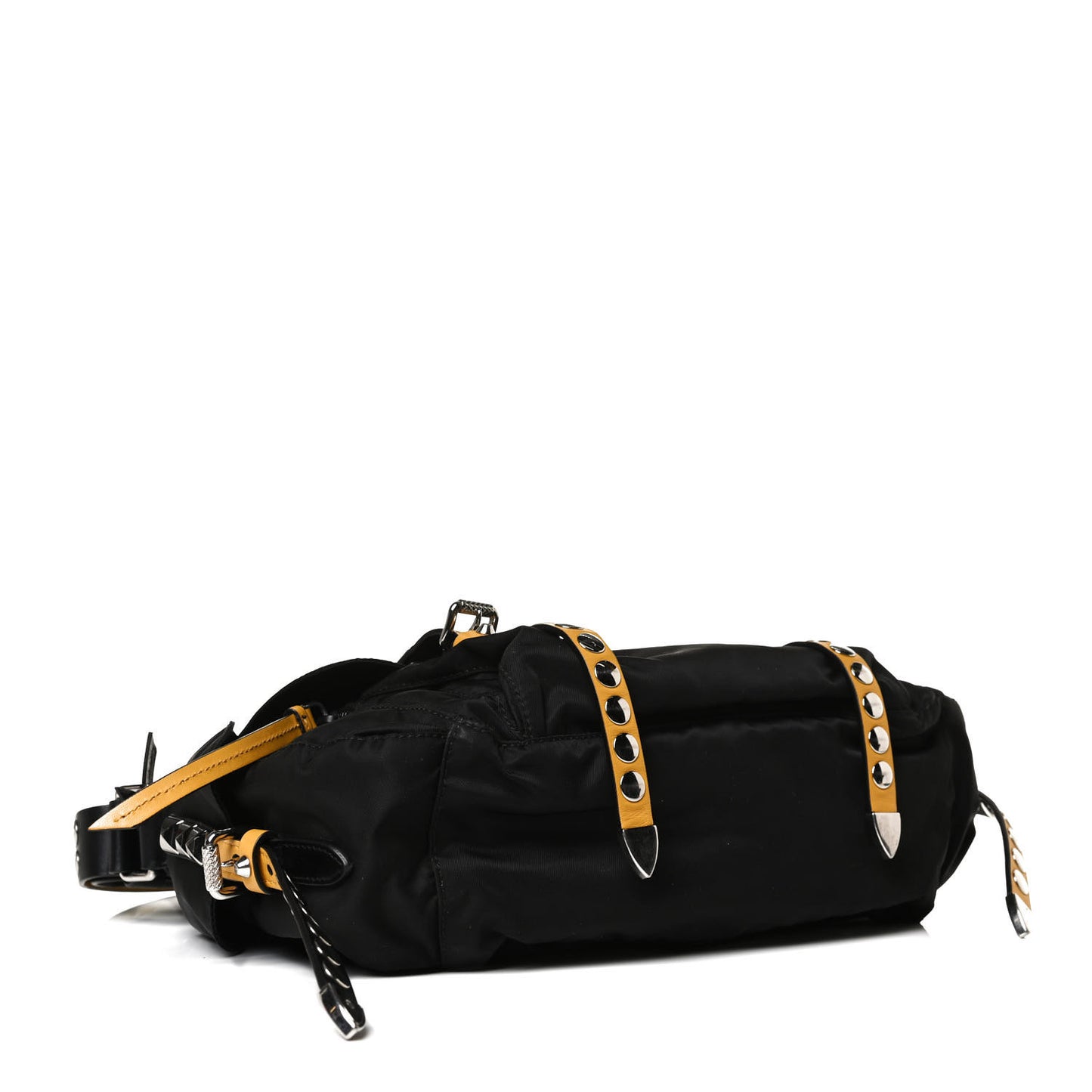 Nylon New Vela Studded Messenger Black Soleil