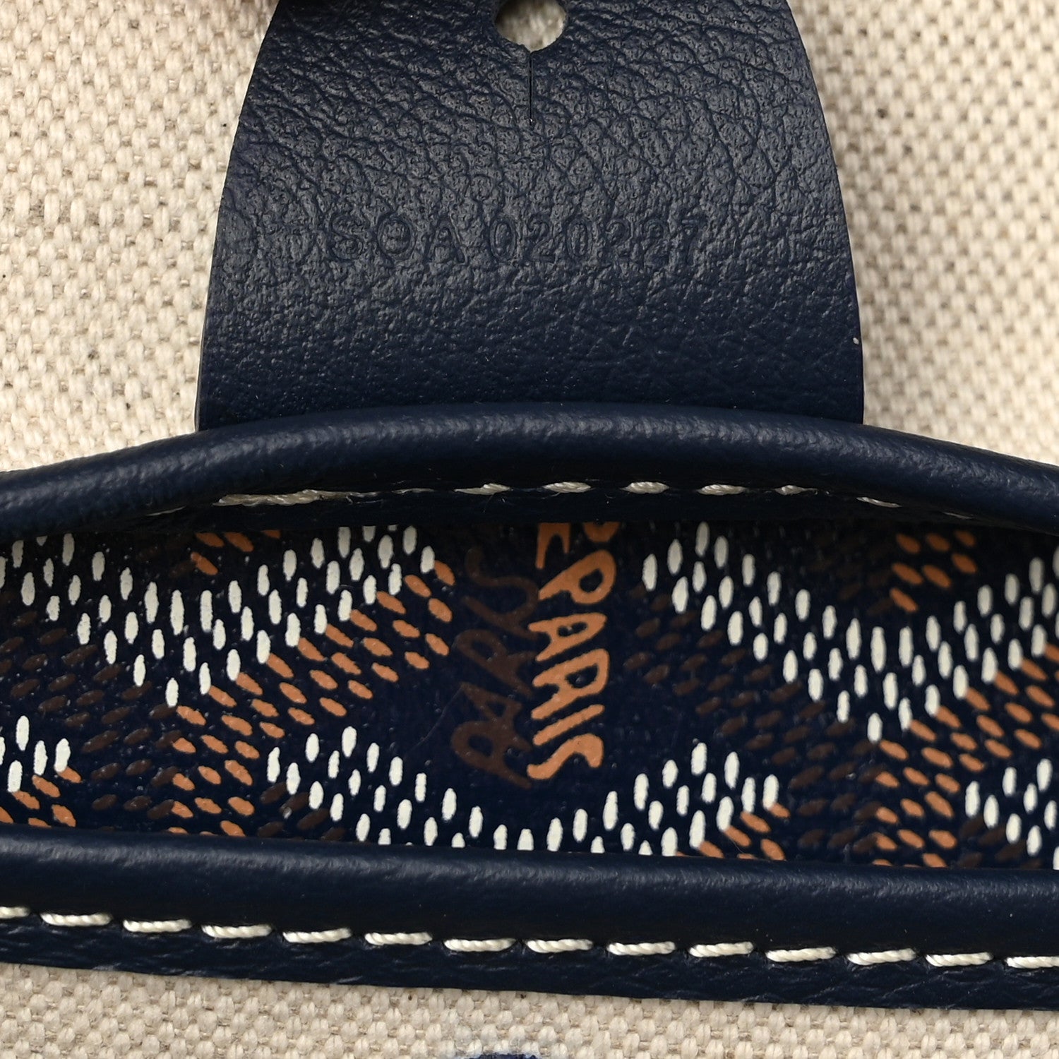 Goyard Goyardine Artois PM Navy 7 of 10