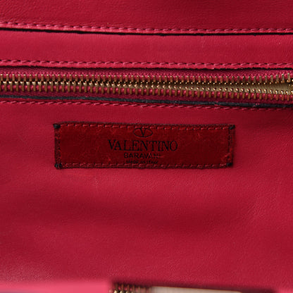 Valentino Garavani Vitello Small Rockstud Tote Cyclamin 11 of 12