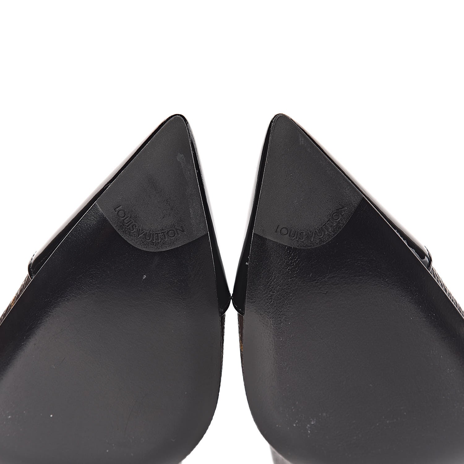 Louis Vuitton Monogram Cherie Pumps 35 Black 9 of 11