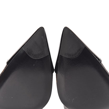 Louis Vuitton Monogram Cherie Pumps 35 Black 9 of 11