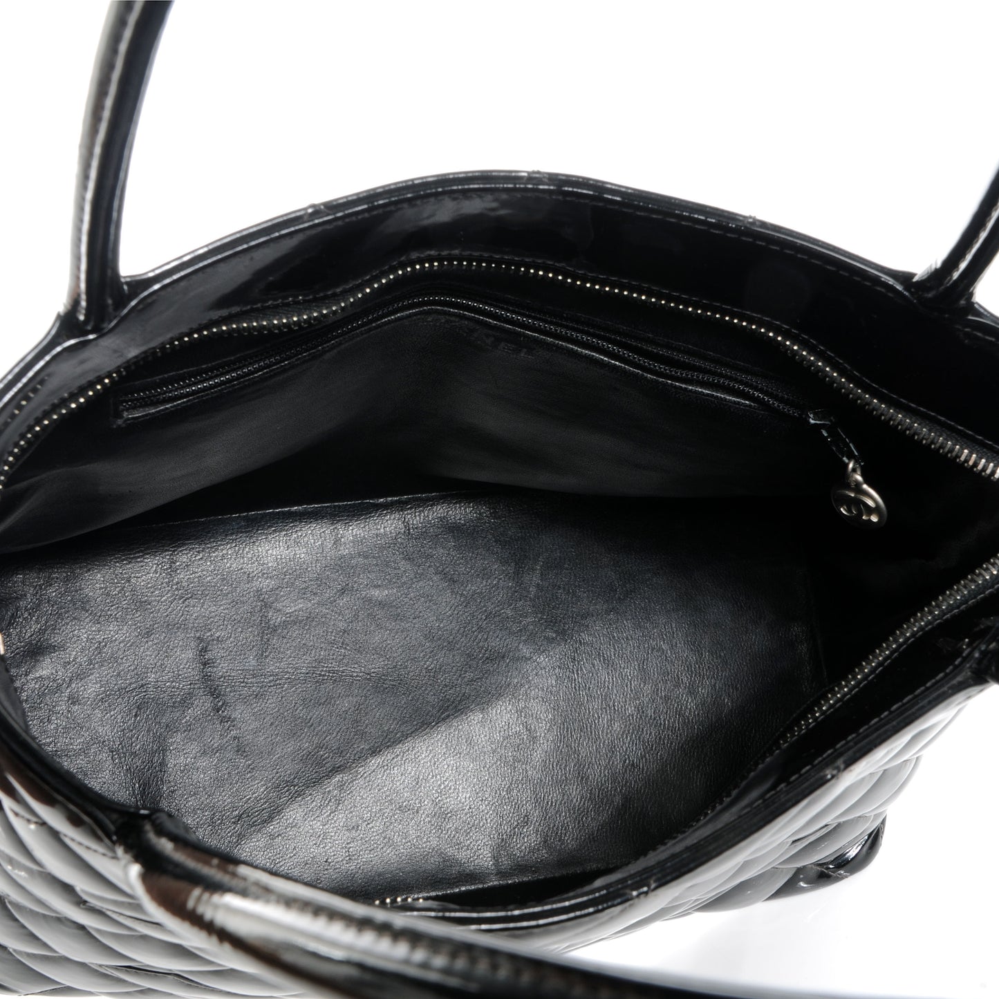 Patent Medallion Tote Black
