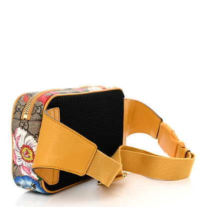 Gucci GG Supreme Monogram Flora Medium Ophidia Belt Bag Beige Multicolor Crop 3 of 12