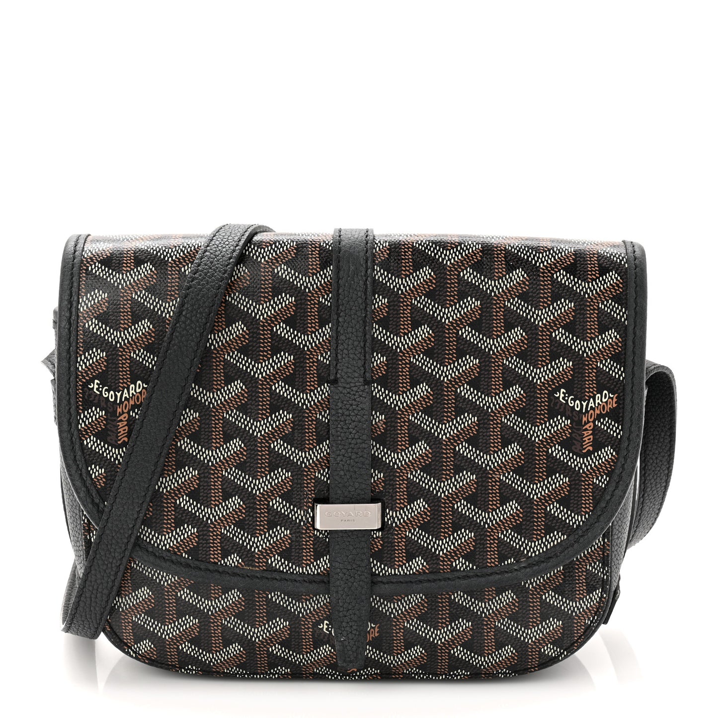 Goyardine Belvedere II PM Messenger Bag Black