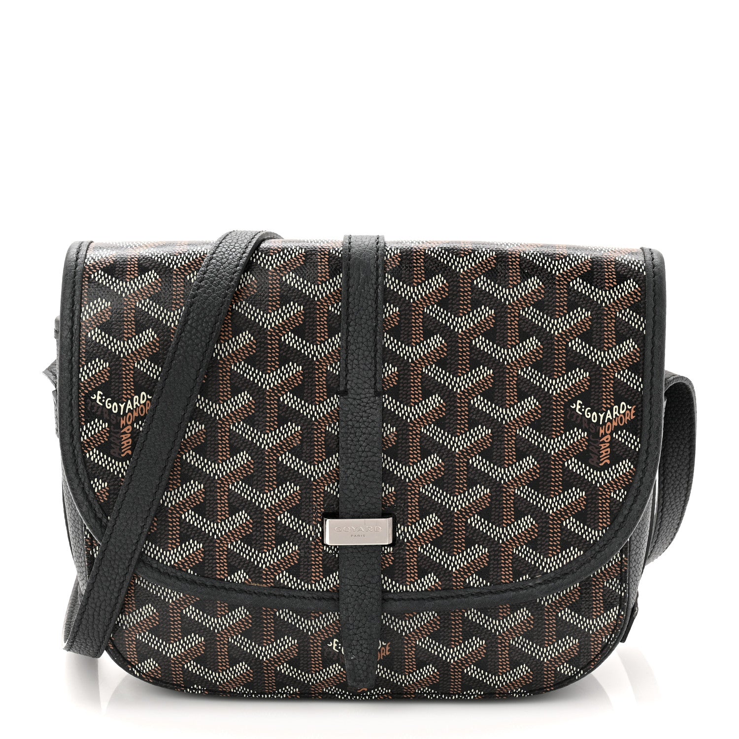 Goyard Goyardine Belvedere II PM Messenger Bag Black 1 of 8