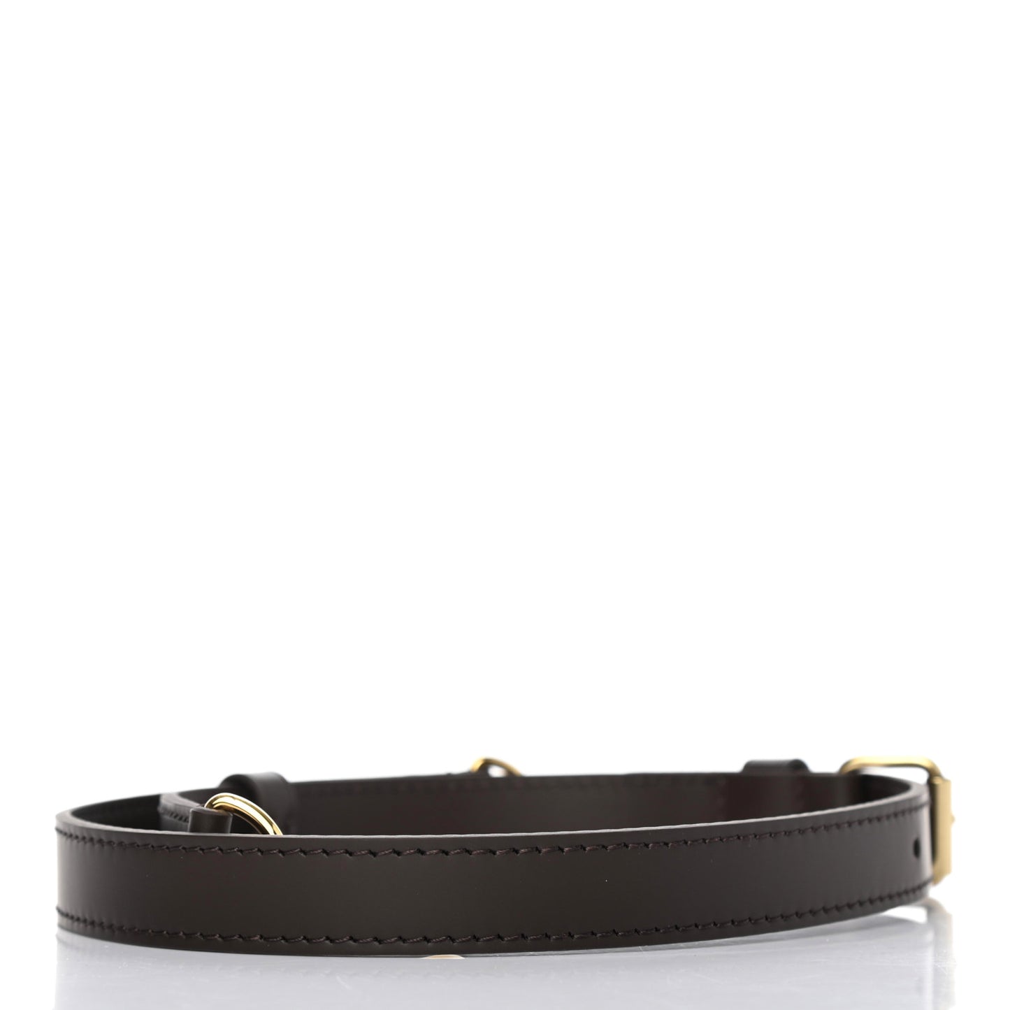 Calfskin Adjustable Speedy Bandouliere Shoulder Strap Brown