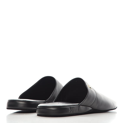 Louis Vuitton X SUPREME Lambskin Mens Hugh Slippers 8 Black 4 of 16