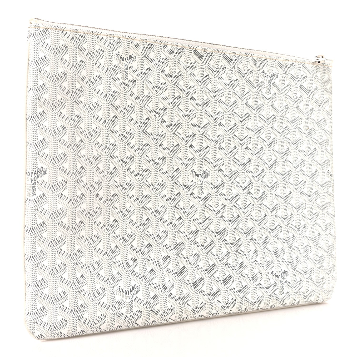 Goyard Goyardine Senat Pochette GM White 3 of 7
