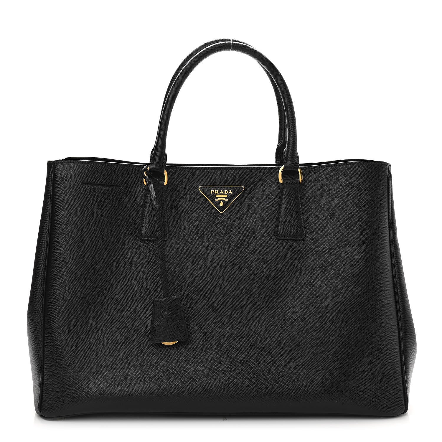 Prada Saffiano Lux Large Tote Black 1 of 11