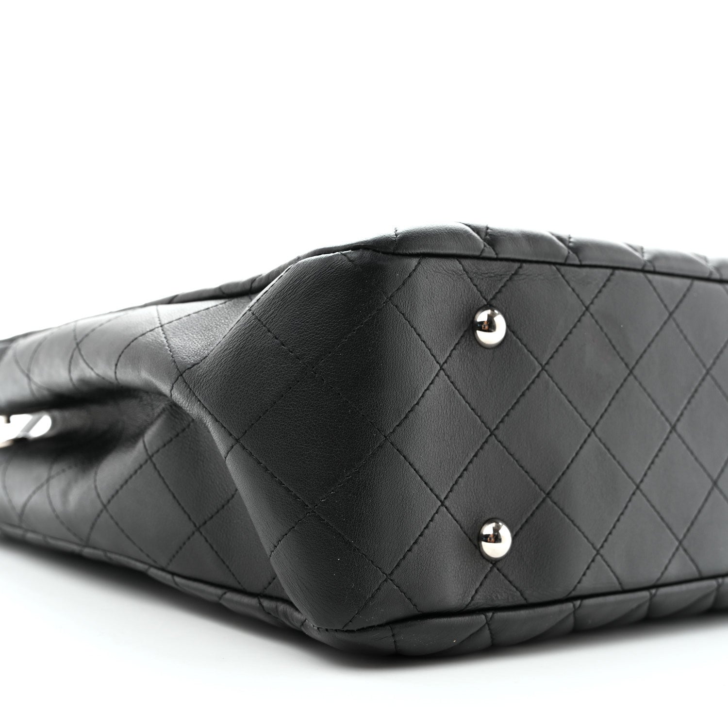 Chanel Calfskin Quilted Large Classic Shopping Tote  Black 8 of 9