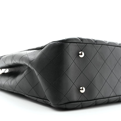Chanel Calfskin Quilted Large Classic Shopping Tote  Black 8 of 9