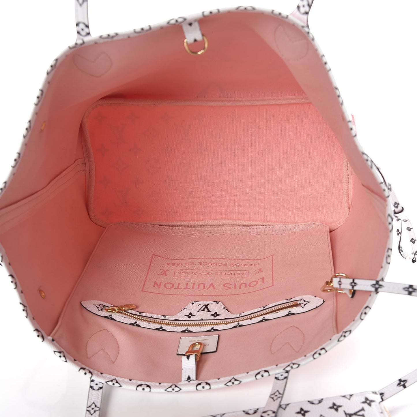 Monogram Giant Neverfull MM Rouge