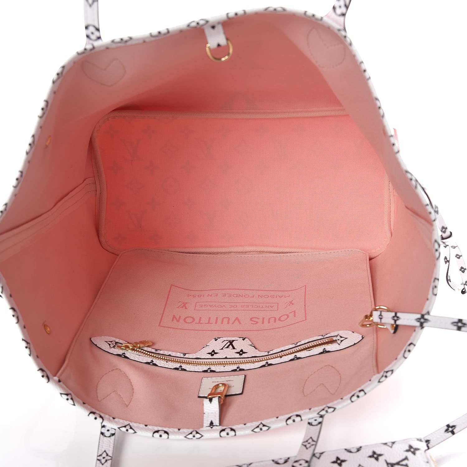 Louis Vuitton Monogram Giant Neverfull MM Rouge 6 of 10
