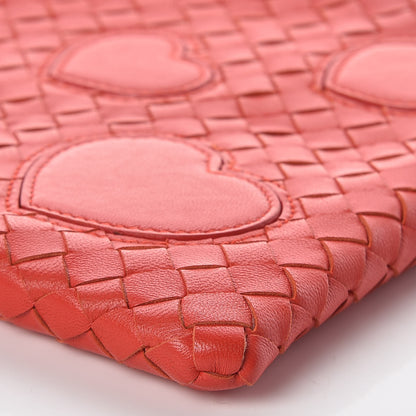 Bottega Veneta Nappa Intrecciato Romantic Document Case Red 6 of 10