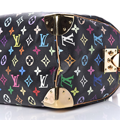 Louis Vuitton Monogram Multicolor Speedy 30 Black 8 of 9