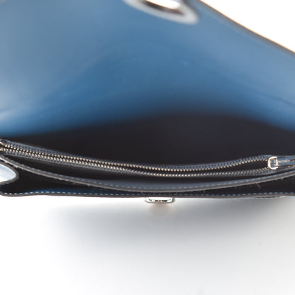 Hermes Swift Dogon Combined Wallet Bleu De Galice and Bleu Lin 8 of 14