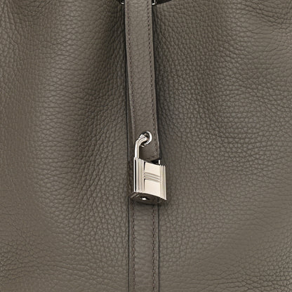 Hermes Taurillon Clemence Picotin Lock 22 MM Etain 8 of 11