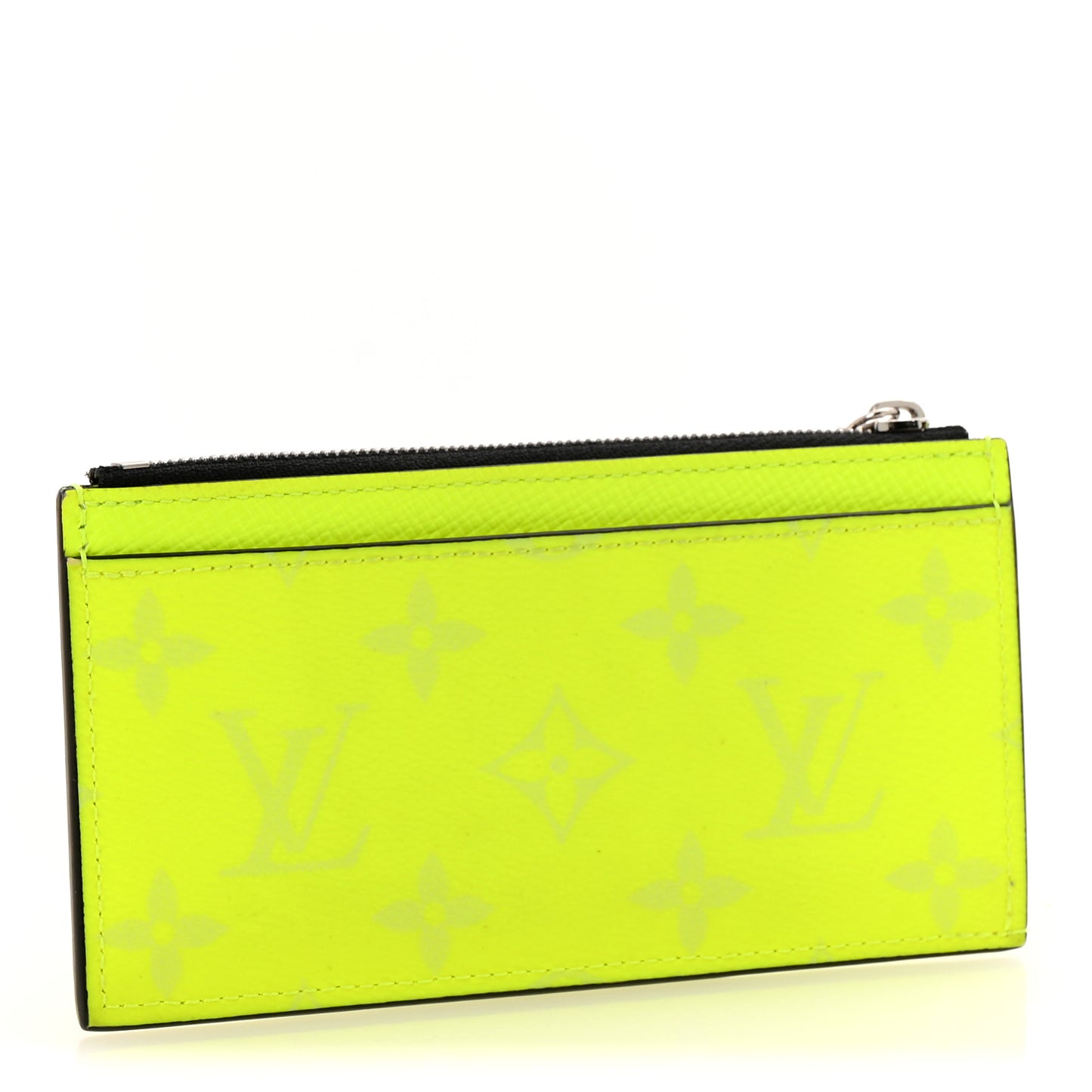 Monogram Taiga Coin Card Holder Yellow