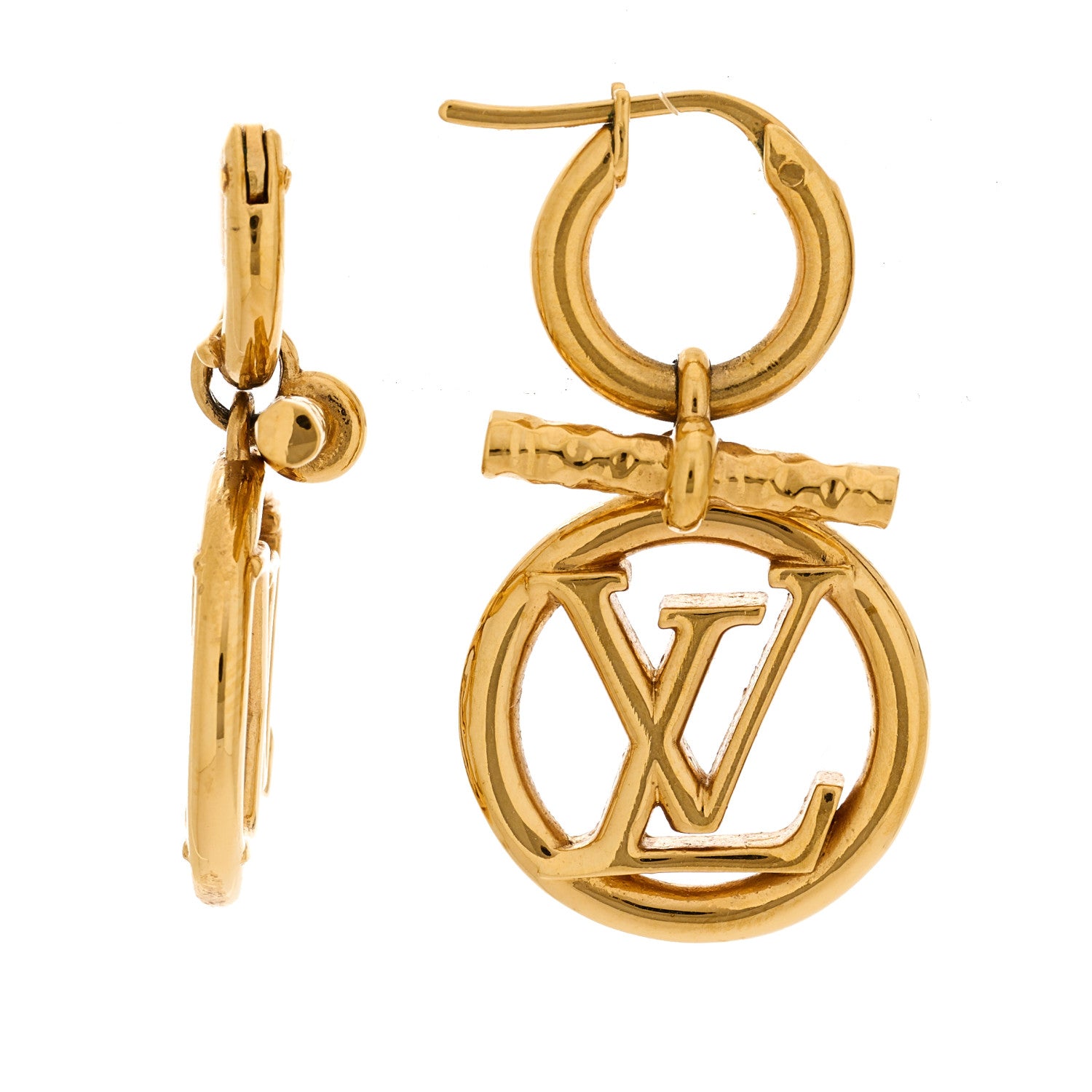 Louis Vuitton Baby Louise Earrings Gold 1 of 5