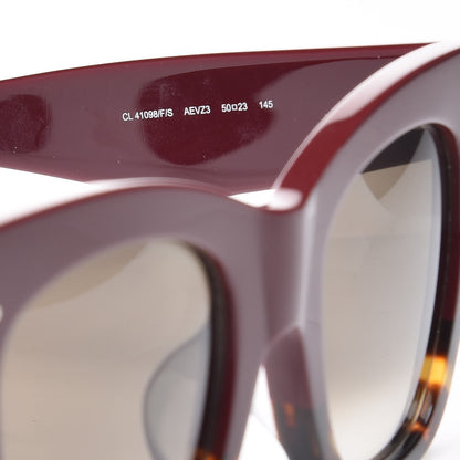 Celine Catherine Sunglasses CL 41098/F/S Burgundy Havana 5 of 7