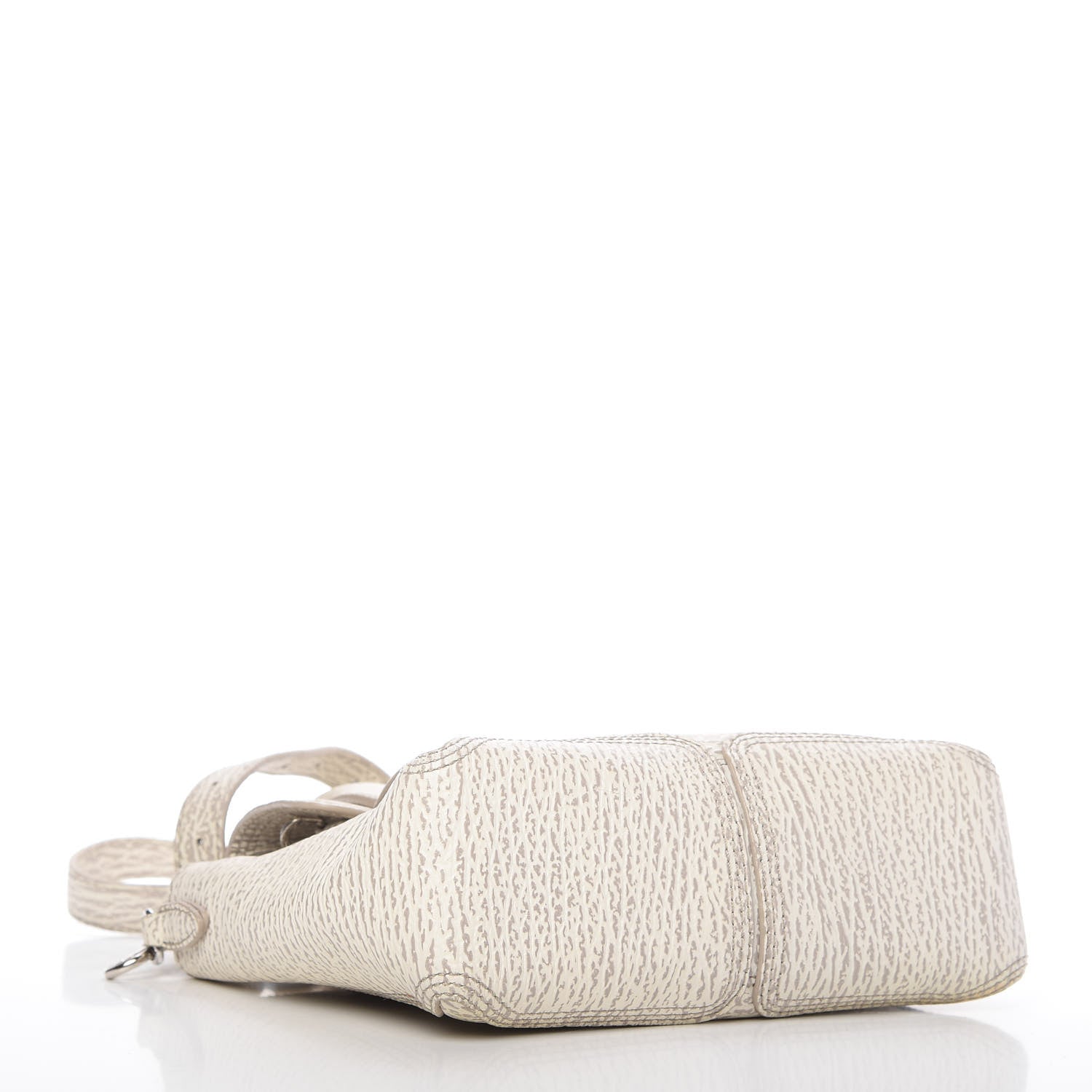 3.1 Phillip Lim Shark Embossed Textured Calfskin Mini Pashli Satchel Ivory Dove 4 of 8
