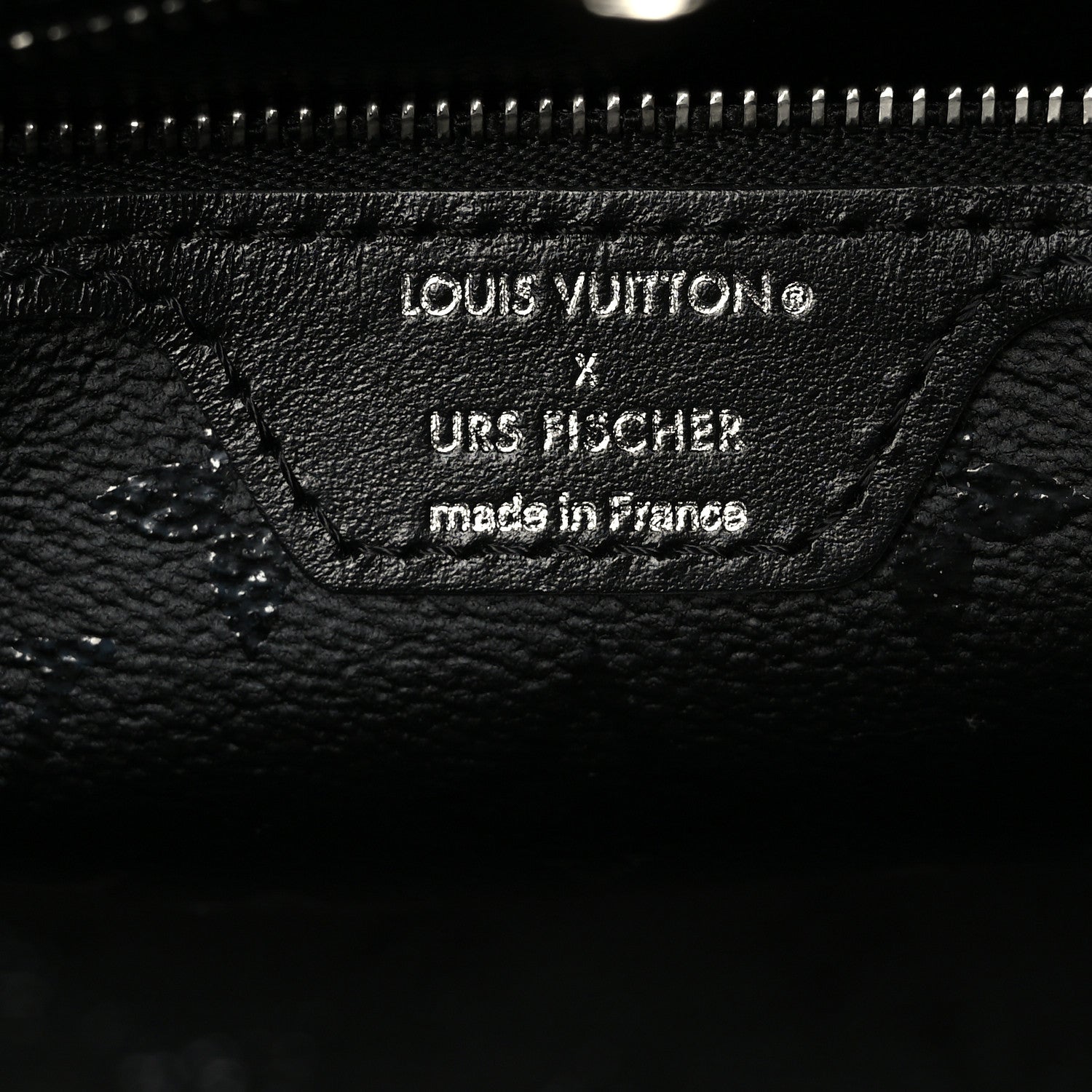 Louis Vuitton X UF Tufted Monogram Neverfull MM Black White 7 of 9