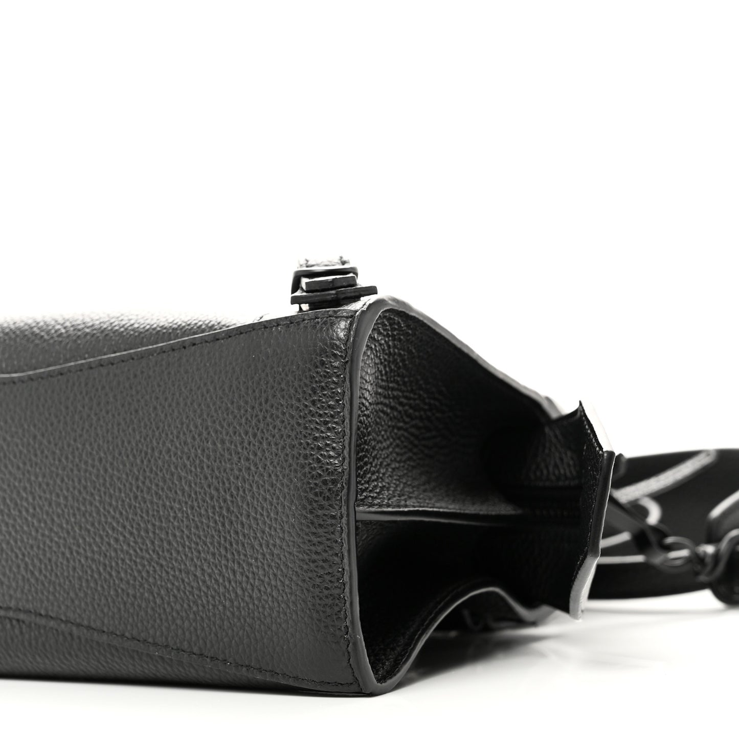Grained Calfskin Neo Classic Black Hardware Mini City Black
