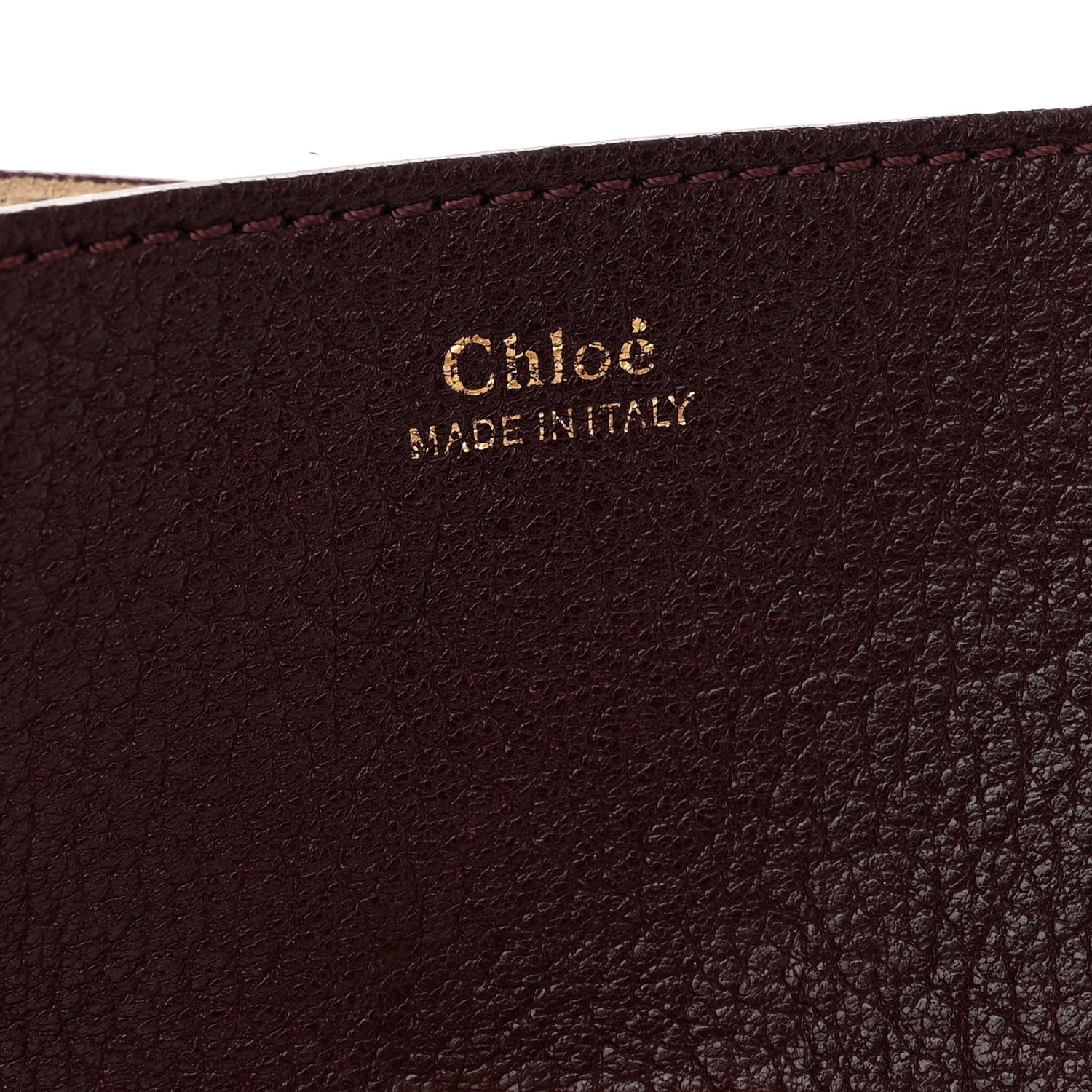 Chloe Goatskin Drew Shoulder Bag Burgundy 6 of 9
