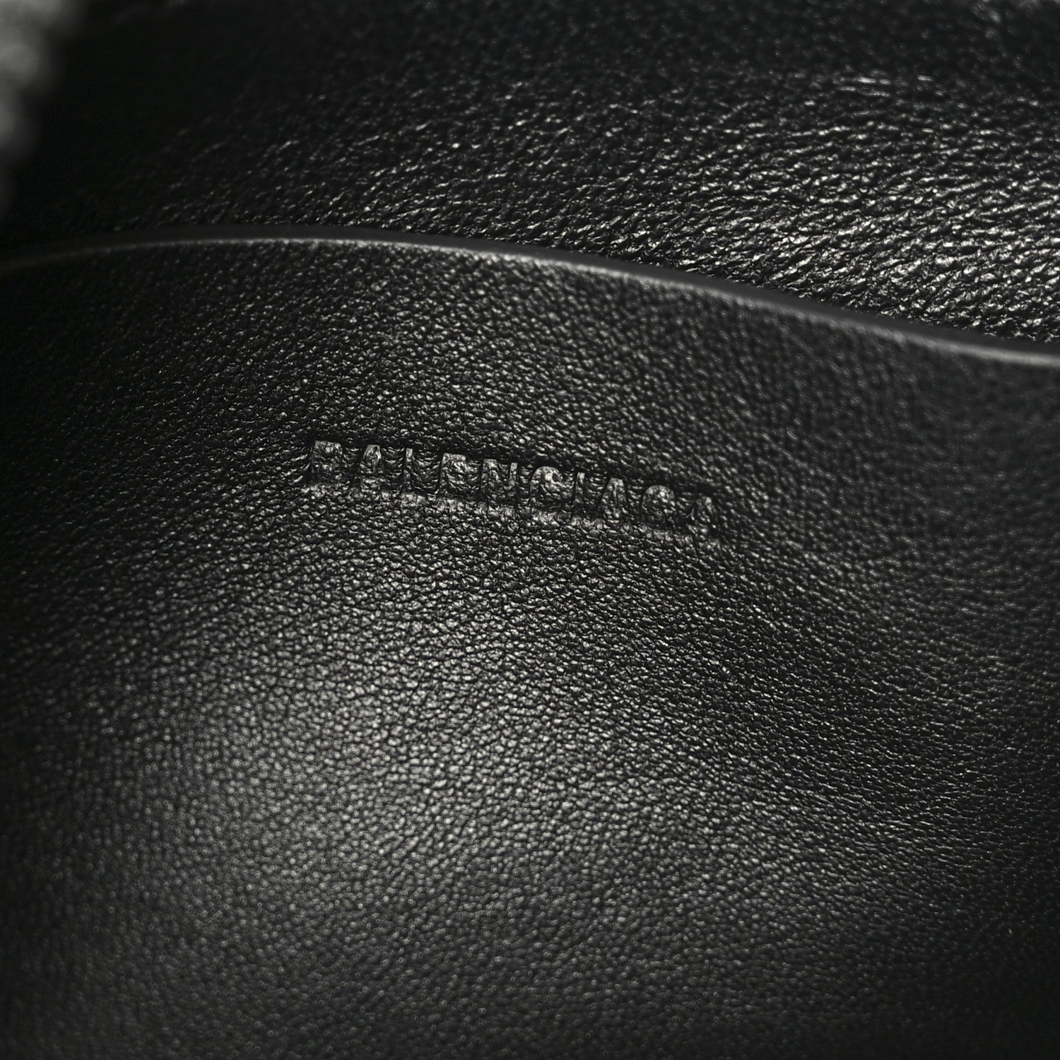 Balenciaga Grained Calfskin Embossed Car Camera Bag Black White Dirt 6 of 11