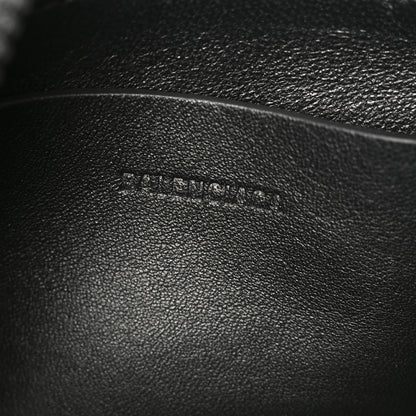 Balenciaga Grained Calfskin Embossed Car Camera Bag Black White Dirt 6 of 11