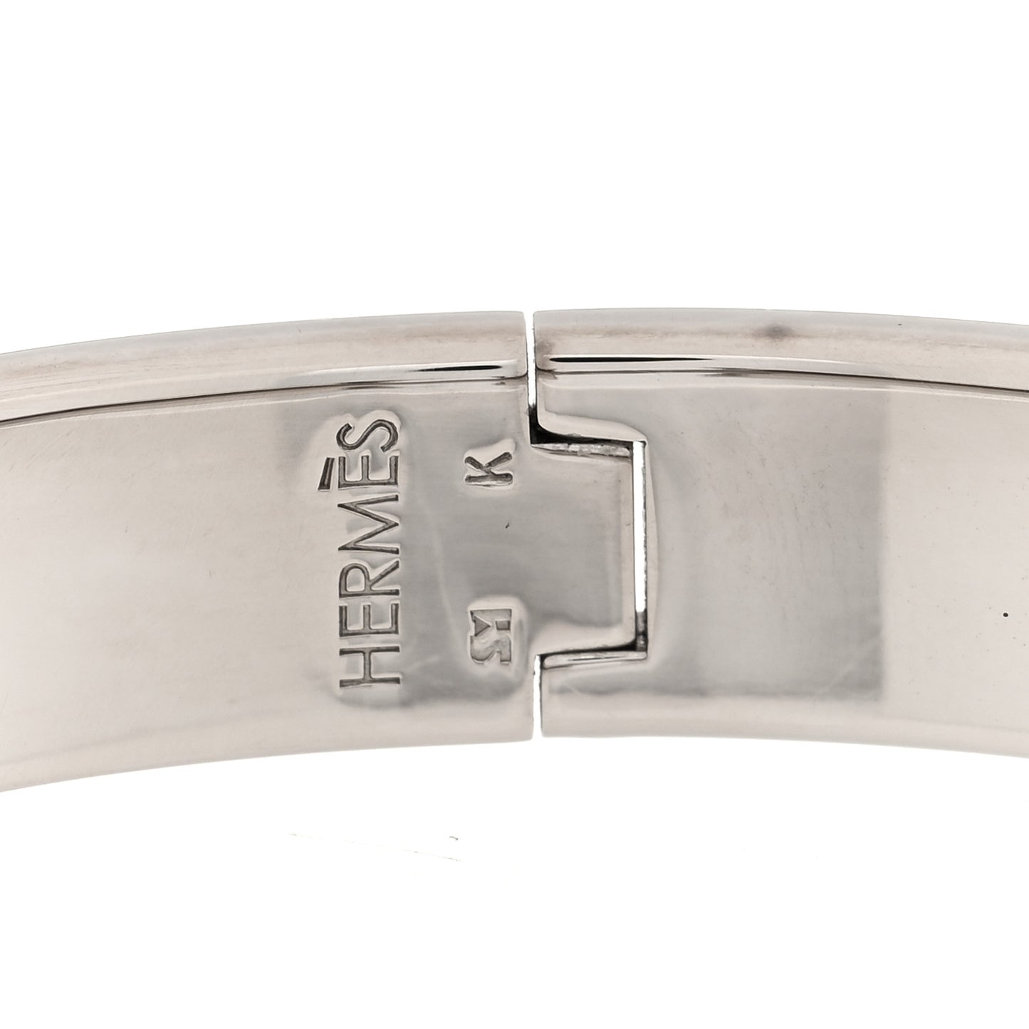 Enamel Narrow Clic Clac H Bracelet GM Orange