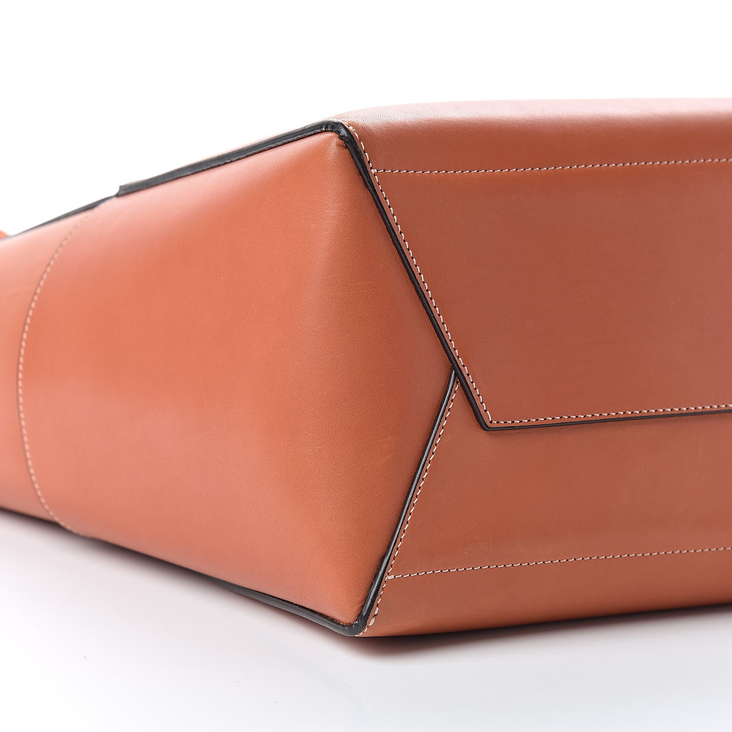 Celine Natural Calfskin Sangle Bucket Bag Terracotta 10 of 12