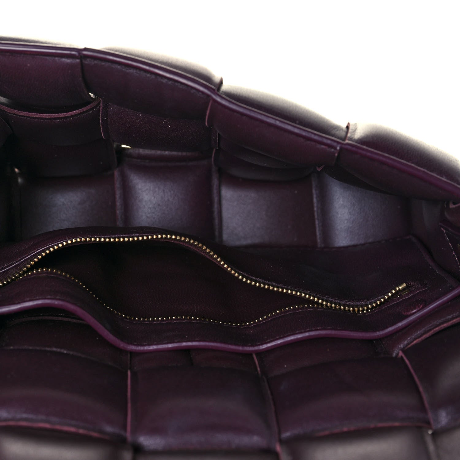 Bottega Veneta Nappa Maxi Intreccio Padded Cassette Crossbody Bag Grape 5 of 16