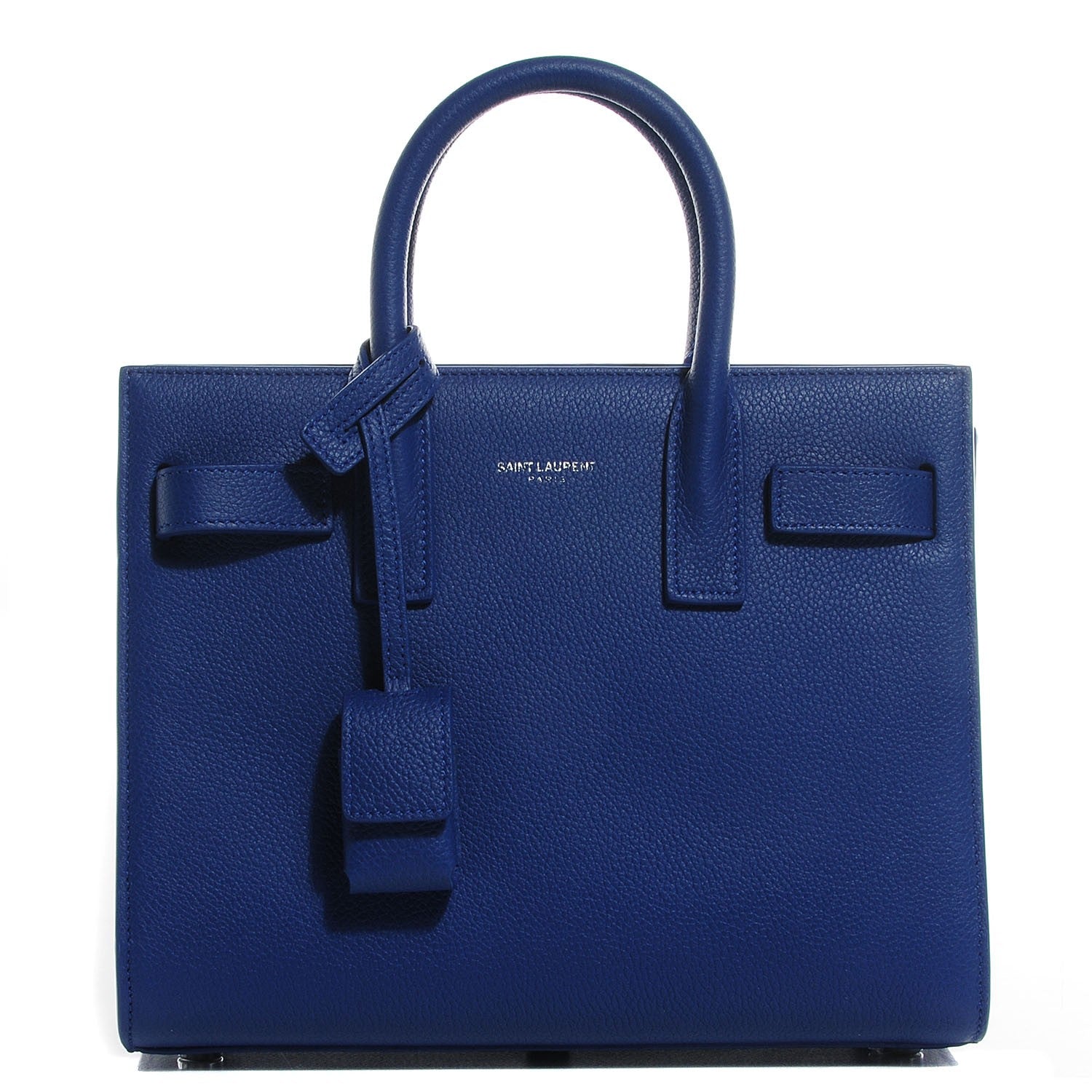 Saint Laurent Grained Calfskin Nano Sac De Jour Royal Blue 1 of 7